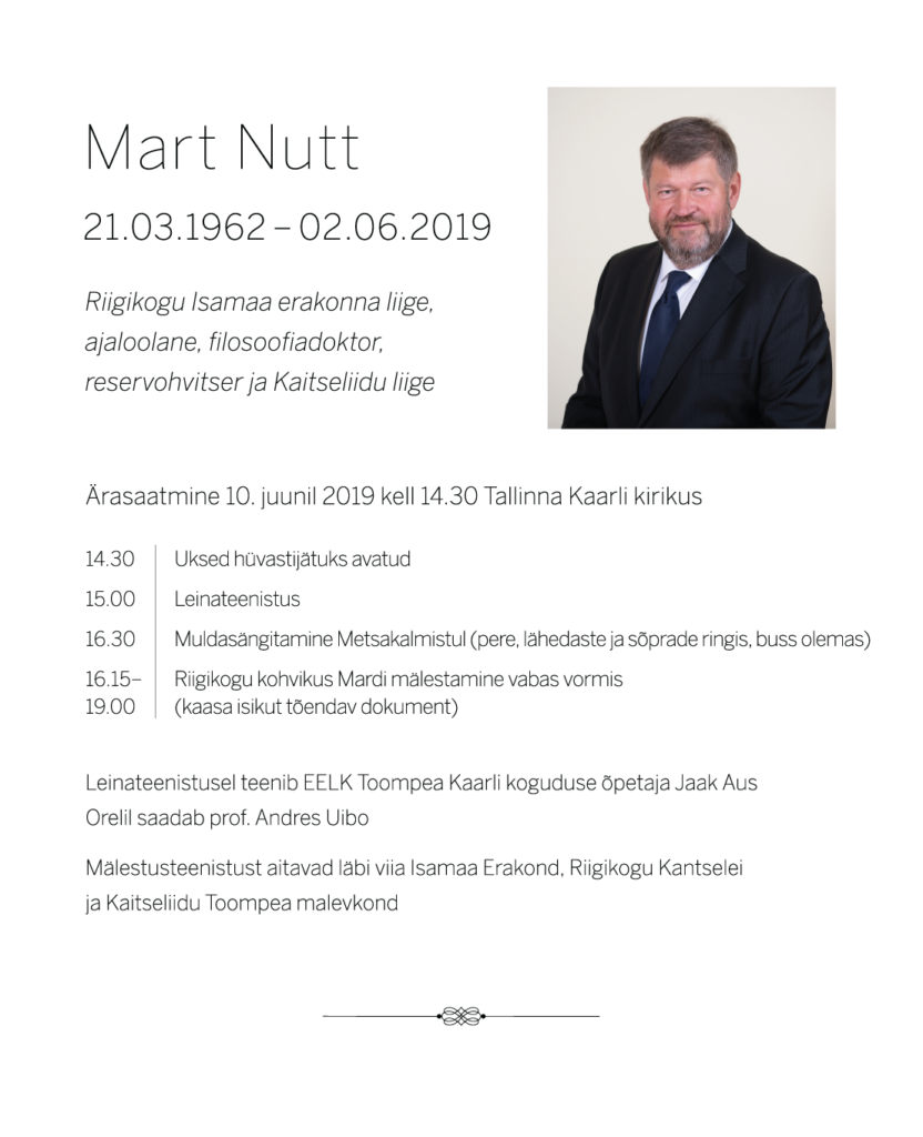 Mart Nutti ärasaatmine